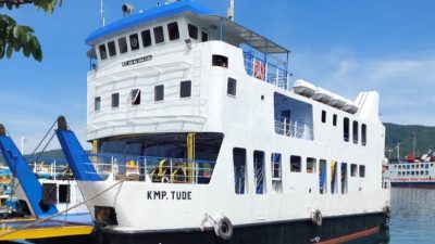 KMP Tude Docking Tahunan, Layanan Penyeberangan Perumda Bangun Bitung Terhenti Sementara