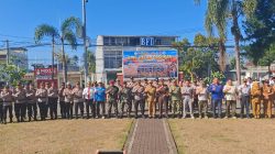 Sinergi Hadapi Dampak El Nino, Polres Bitung Bersama Forkopimda Apel Bersama