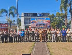 Sinergi Hadapi Dampak El Nino, Polres Bitung Bersama Forkopimda Apel Bersama