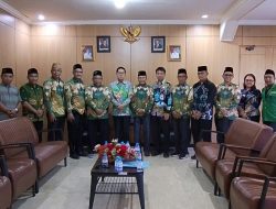 Laporkan Hasil Muktamar dan Persiapan Pelantikan, PCNU Bitung Silaturahmi dengan Wali Kota